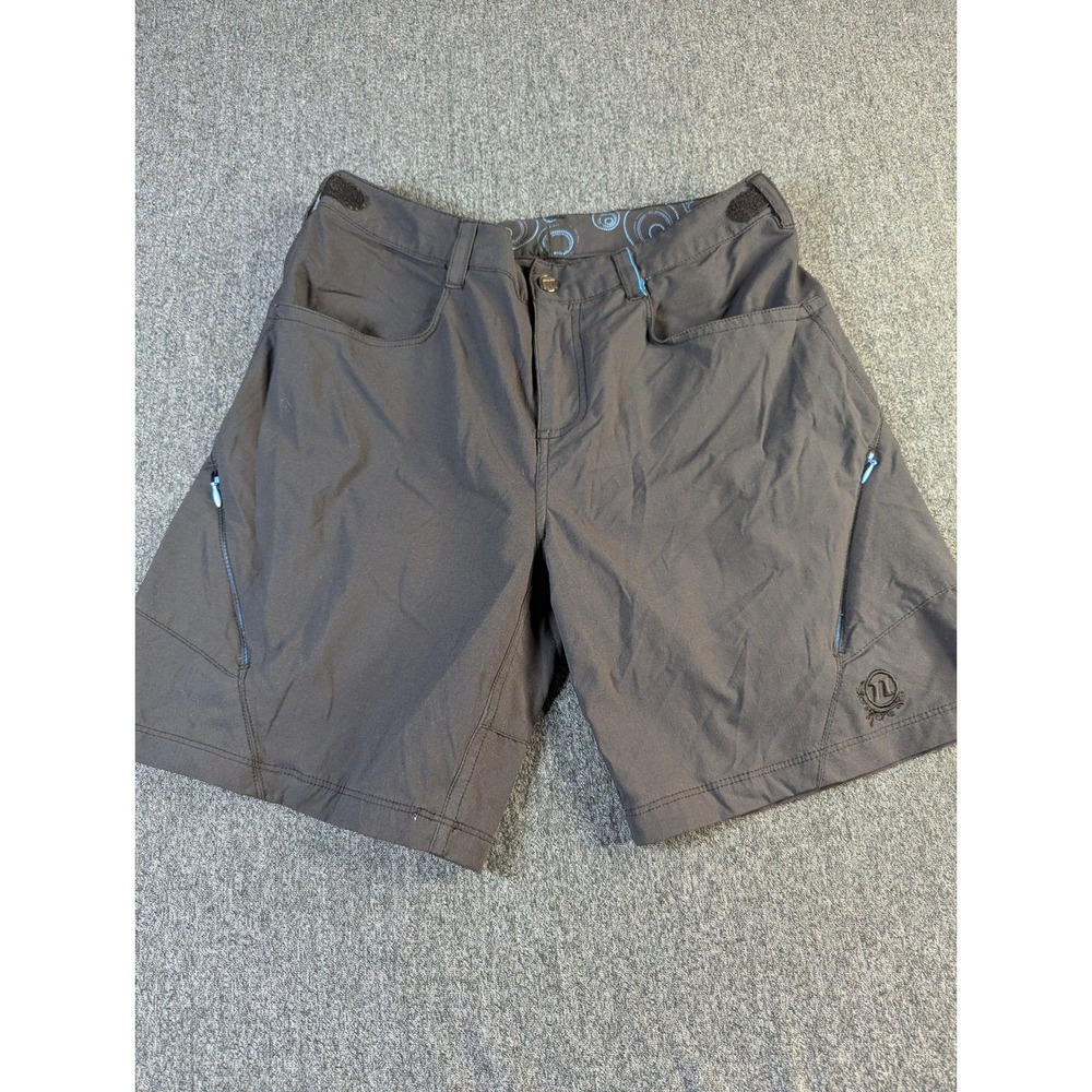 Novara Mens Mountain Biking Shorts Gray Blue Size Small MTB Cycling